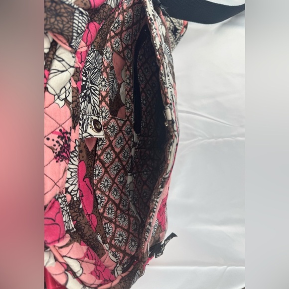 Vera Bradley Retired Pattern Mocha Rouge Tech Bag - Good Condition - Picture 7 of 16